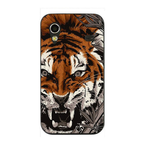 Fashion Cartoon Case For Samsung Galaxy Ace S5830i GT S5830 GT-S5830i Phone Bag Cat Landscape Drawing Back Cover Hot