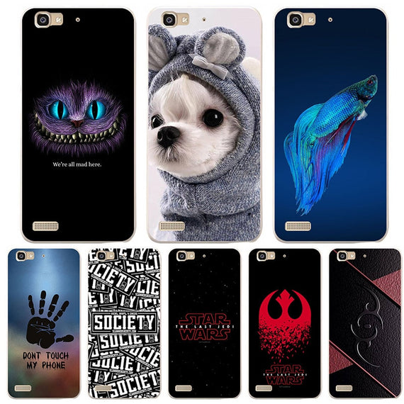 Cute Cartoon Case For Huawei GR3/Honor 5S/Enjoy 5S YK01 5.0" G8 mini TAG-L01 TAG-L03 TAG-L21 TAG-L22 Cover Printing Phone Shell