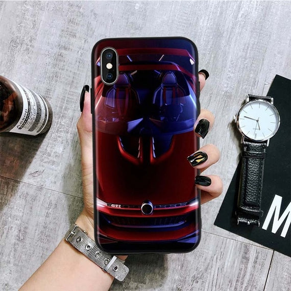 Hot Nurburgring GTI Black Back Cover Phone Case For Apple IPhone 11 Pro XS MAX XR 7 8 6 6S Plus X 10 Ten 5 5S SE Coque Shell
