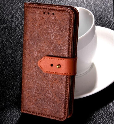 For LG K10 Cover,Card Slots Pockets Holder Flip Wallet Protective Accessories With Stand Feature For LG K10 (2017)