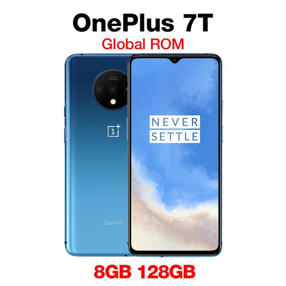 OnePlus 7T Global ROM Smartphone Snapdragon 855 Plus 6.55'' AMOLED Screen 90Hz Fluid Display 48MP Triple Cam 30W Charge