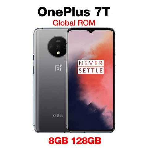 OnePlus 7T Global ROM Smartphone Snapdragon 855 Plus 6.55'' AMOLED Screen 90Hz Fluid Display 48MP Triple Cam 30W Charge