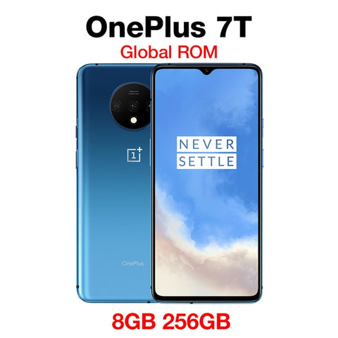 OnePlus 7T Global ROM Smartphone Snapdragon 855 Plus 6.55'' AMOLED Screen 90Hz Fluid Display 48MP Triple Cam 30W Charge