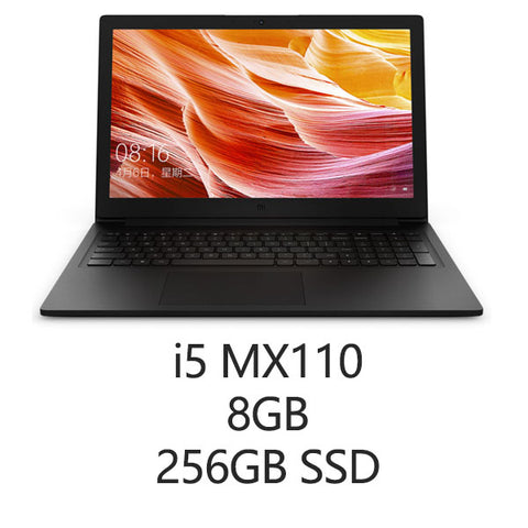 Xiaomi Mi Notebook 15.6'' Intel Core Laptops i7/i5 NVIDIA GeForce MX110 Dedicated Card English Win 10 Laptop