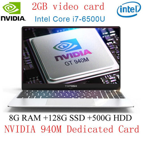 Intel i7 6500U Laptop 8G 16G RAM Laser Russian Keyboard ноутбук 1T SSD NVIDIA GeForce 940M Notebook Computer Backlit Keyboard