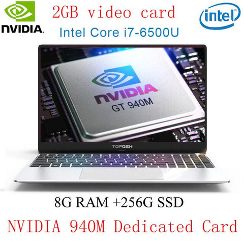 Intel i7 6500U Laptop 8G 16G RAM Laser Russian Keyboard ноутбук 1T SSD NVIDIA GeForce 940M Notebook Computer Backlit Keyboard