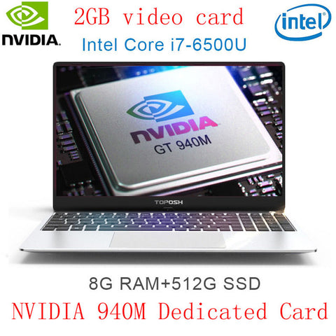 Intel i7 6500U Laptop 8G 16G RAM Laser Russian Keyboard ноутбук 1T SSD NVIDIA GeForce 940M Notebook Computer Backlit Keyboard