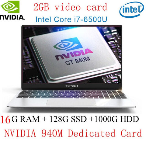 Intel i7 6500U Laptop 8G 16G RAM Laser Russian Keyboard ноутбук 1T SSD NVIDIA GeForce 940M Notebook Computer Backlit Keyboard