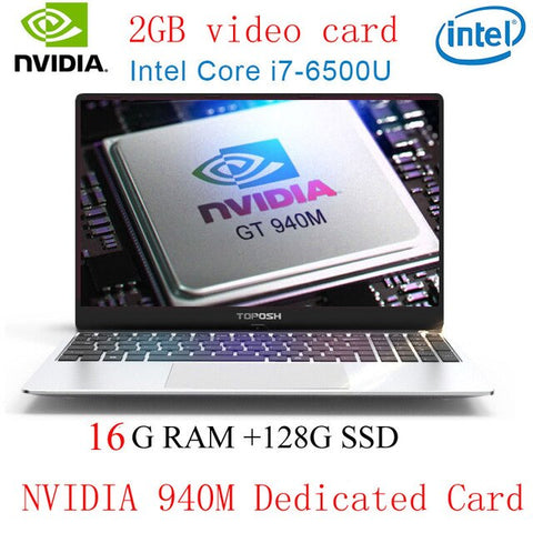 Intel i7 6500U Laptop 8G 16G RAM Laser Russian Keyboard ноутбук 1T SSD NVIDIA GeForce 940M Notebook Computer Backlit Keyboard
