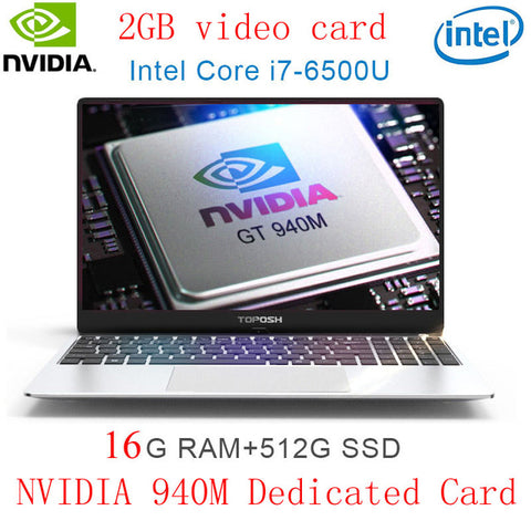 Intel i7 6500U Laptop 8G 16G RAM Laser Russian Keyboard ноутбук 1T SSD NVIDIA GeForce 940M Notebook Computer Backlit Keyboard