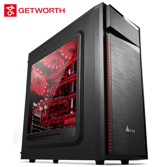 GETWORTH R20 DIY Desktop Computer I5 7500 8G DDR4 MSI H170M Gaming PC No System Office Computer 1TB HDD MATX CPU Gamer