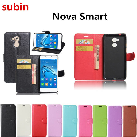Hot Selling Huawei Nova Smart 5.0inch Case Wallet Style PU Leather Protective Back Cover For (Huawei Nova Smart) Phone Cases