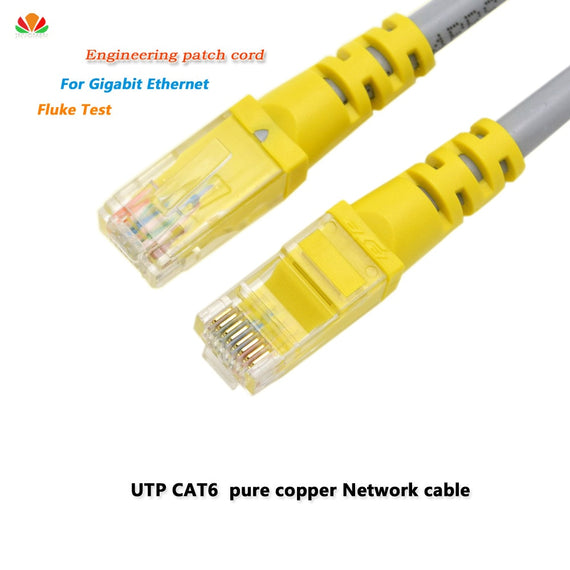 0.15m 0.2m 0.25m 0.3m 0.5m UTP CAT6 cable RJ45 network Patch cords copper wires LAN line For Gigabit Ethernet Router PC Computer