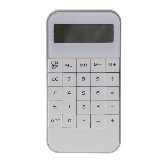 Portable Home Calculator LCD Display Pocket Electronic Calculating Office School Calculator 11.5x5.9x1.0cm