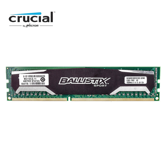 Crucial Ballistix Sport DDR3 8G 1600MHZ  1.5V CL9 240pin PC3-12800 Desktop Memory  RAM DIMM