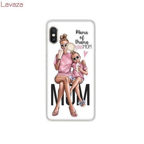 Lavaza Brown Hair Baby Mom Girl Queen Hard Case for Huawei Mate 10 20 P9 P10 P20 Lite Pro P smart for Honor 8X 10 Lite Cover