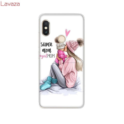 Lavaza Brown Hair Baby Mom Girl Queen Hard Case for Huawei Mate 10 20 P9 P10 P20 Lite Pro P smart for Honor 8X 10 Lite Cover