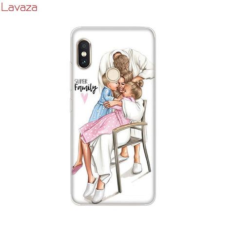 Lavaza Brown Hair Baby Mom Girl Queen Hard Case for Huawei Mate 10 20 P9 P10 P20 Lite Pro P smart for Honor 8X 10 Lite Cover