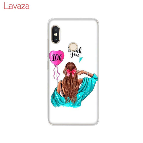 Lavaza Brown Hair Baby Mom Girl Queen Hard Case for Huawei Mate 10 20 P9 P10 P20 Lite Pro P smart for Honor 8X 10 Lite Cover