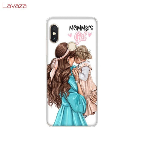 Lavaza Brown Hair Baby Mom Girl Queen Hard Case for Huawei Mate 10 20 P9 P10 P20 Lite Pro P smart for Honor 8X 10 Lite Cover