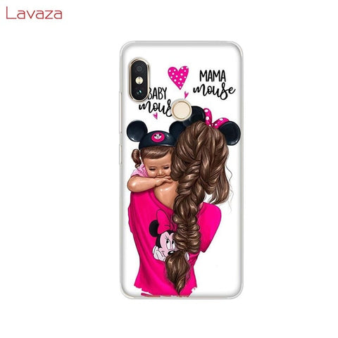 Lavaza Brown Hair Baby Mom Girl Queen Hard Case for Huawei Mate 10 20 P9 P10 P20 Lite Pro P smart for Honor 8X 10 Lite Cover