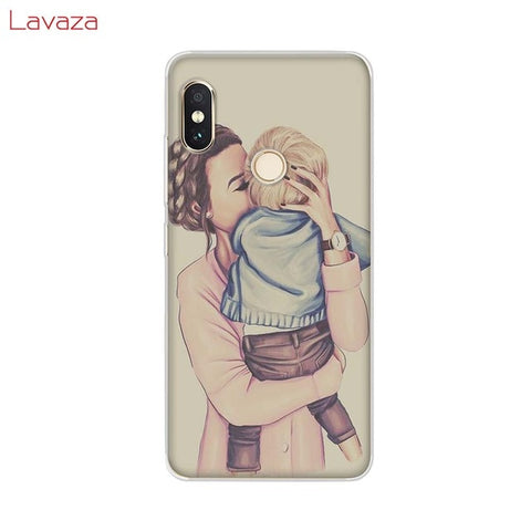 Lavaza Brown Hair Baby Mom Girl Queen Hard Case for Huawei Mate 10 20 P9 P10 P20 Lite Pro P smart for Honor 8X 10 Lite Cover