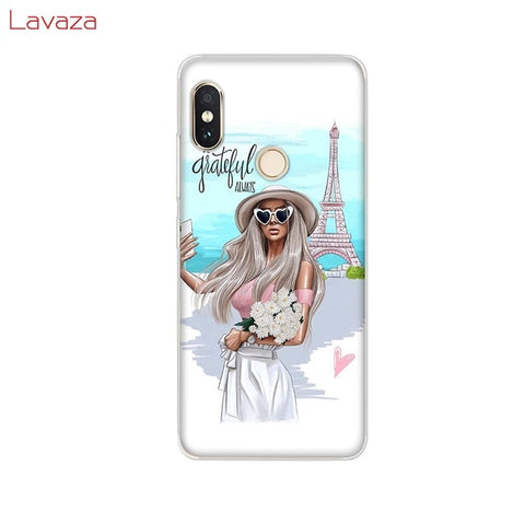 Lavaza Brown Hair Baby Mom Girl Queen Hard Case for Huawei Mate 10 20 P9 P10 P20 Lite Pro P smart for Honor 8X 10 Lite Cover