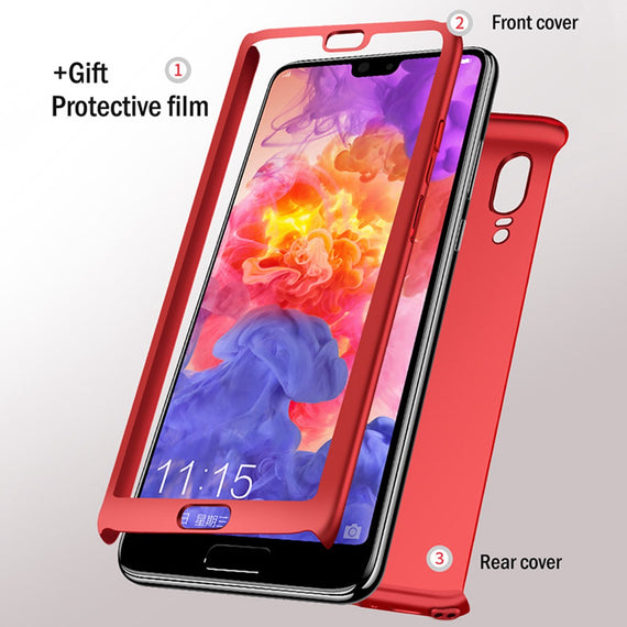 ASTUBIA 360 Full Cover For Huawei P20 Lite/P20 Pro Case For Huawei P20 P Smart Plus P9 P10 Lite Cover Shockproof Case With Glass