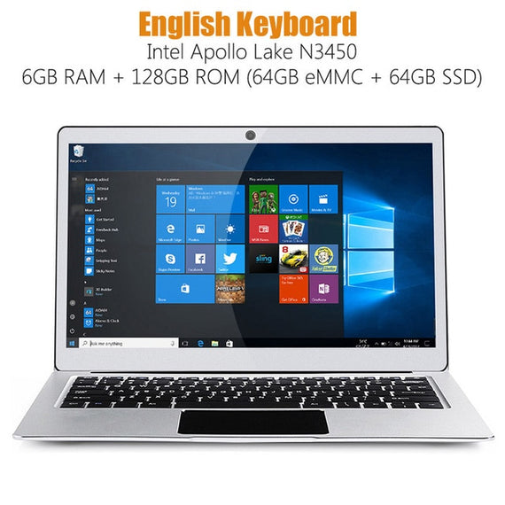 Original Jumper EZBOOK 3 PRO 13.3 inch Notebook Windows 10 Intel Apollo Lake N3450 6GB RAM 64GB/128GB Laptop eMMC HDMI Dual WiFi