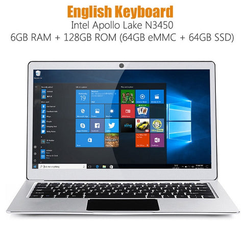 Original Jumper EZBOOK 3 PRO 13.3 inch Notebook Windows 10 Intel Apollo Lake N3450 6GB RAM 64GB/128GB Laptop eMMC HDMI Dual WiFi