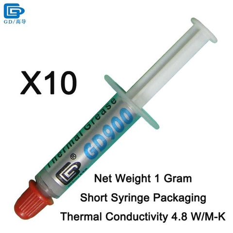 GD900 Thermal Paste Grease Silicone Plaster Heat Sink Compound High Performance Gray for CPU SSY1 SY1 SY3 SY7 SY15 SY30