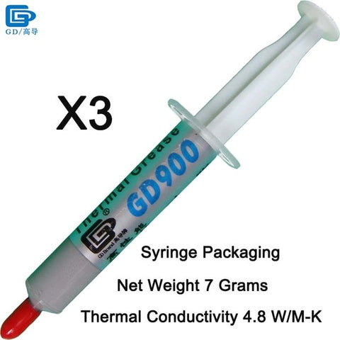 GD900 Thermal Paste Grease Silicone Plaster Heat Sink Compound High Performance Gray for CPU SSY1 SY1 SY3 SY7 SY15 SY30