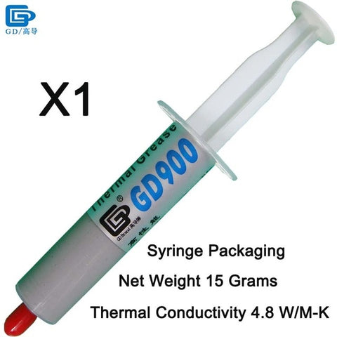 GD900 Thermal Paste Grease Silicone Plaster Heat Sink Compound High Performance Gray for CPU SSY1 SY1 SY3 SY7 SY15 SY30
