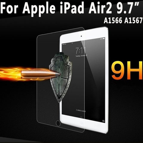 Tempered Glass for iPad 2 3 4 Air 1 2 Pro 9.7 11 10.5 9.7 2017 2018 Pro 12.9 2015 2017 10.2 2019 mini 2 3 4 5 Screen Protector